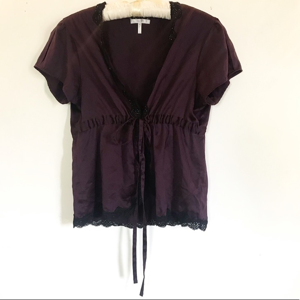 Metro 7 Purple Blouse | Medium
